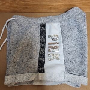 PINK Victoria Secret Gray Sweat Shorts Women Size Small
